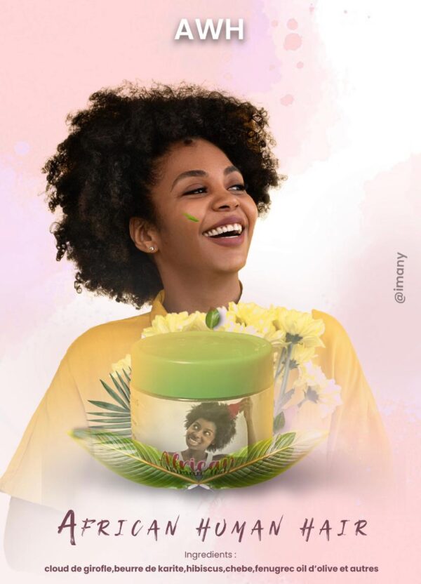 Pommade pour cheveux African Woman Hair 250 mg - AWH