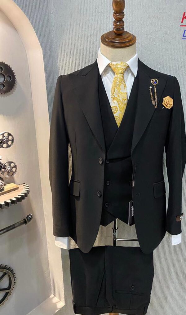 Costume trois pièces élégant pour homme   - KB FASHION