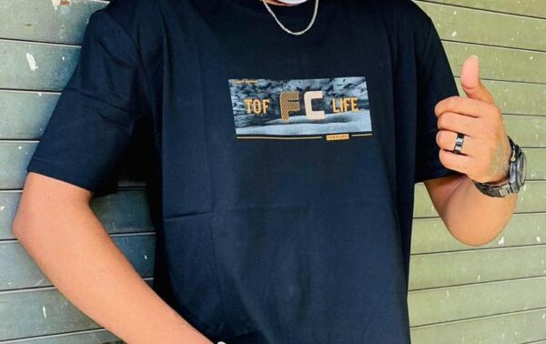 T-shirt "TOF FC LIFE" Noir  -  KB FASHION