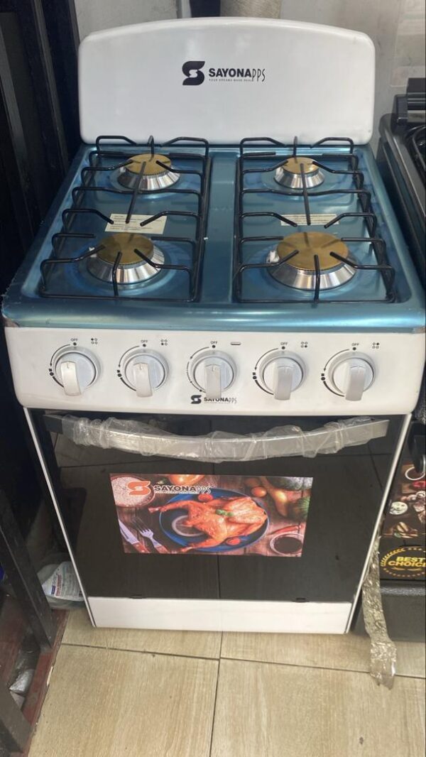 Cuisinière à gaz SAYONAPPS 4 feux avec four  -  EBN business