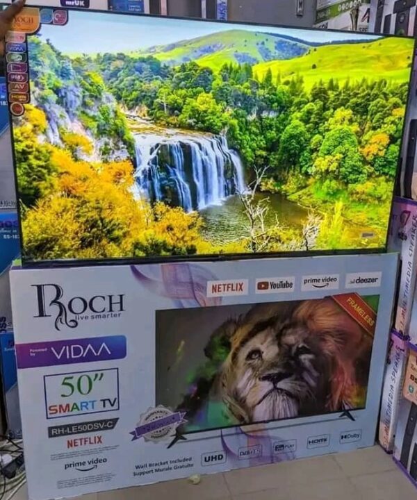 Roch 50" Smart TV UHD Frameless (RH-LE50DSV-C) - EBN Business