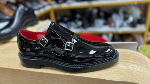 Chaussures Vernies à Double Boucle - KB FASHION