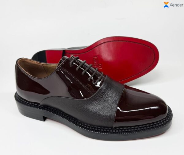 Chaussures Bi-Matière en Verni et Cuir - KB FASHION – Image 2