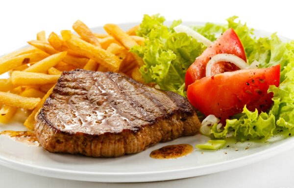 Steak de boeuf frites