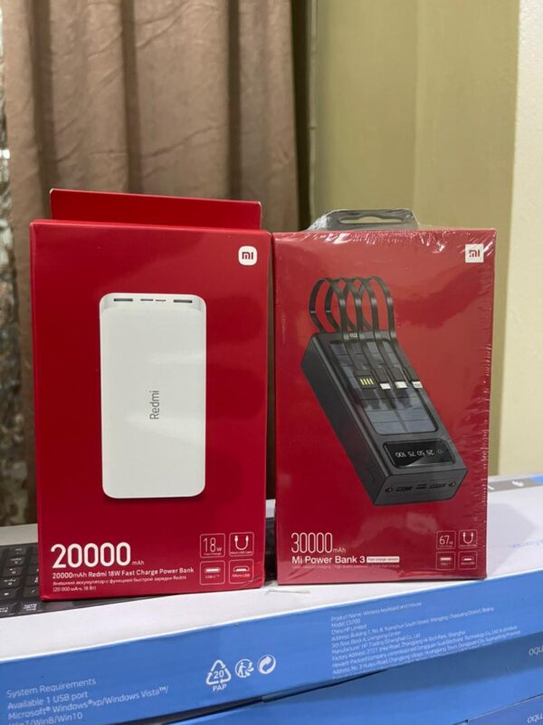 Redmi 20000mAh 18W Fast Charge Power Bank - NTC