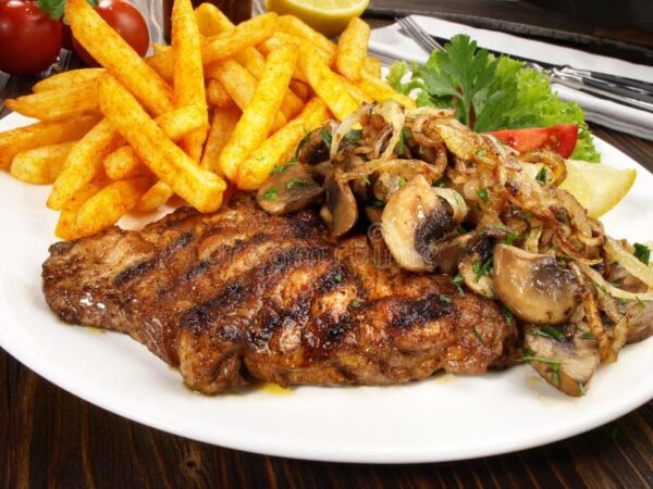 côtelettes de porc frites